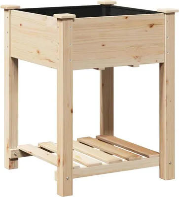 Immagine prodotto di Vaso da giardino con lo scaffale Beige 60,5 x 60 x 76,5 cm