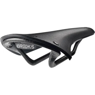Produktbild von Brooks C13, Fahrradsattel, Straßenrennen, Schwarz, Einfarbig, Nylon, Gummi