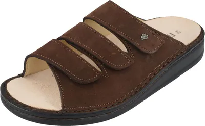 Produktbild von Finn Comfort Korfu Oilbuk coffee Herren Pantolette in Braun, Größe 38