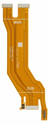 Zdjęcie produktu dla Clappio, zamienny kabel elastyczny do płyty głównej dla Redmi Note 13 4G, kolor pomarańczowy