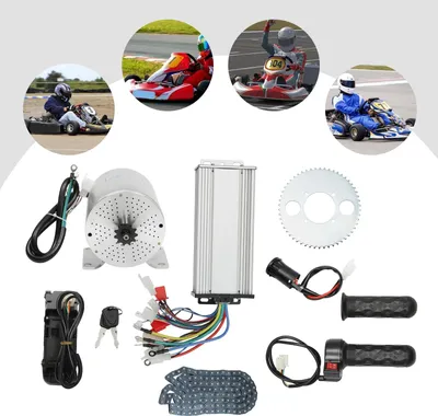 Zdjęcie produktu dla Zestaw do konwersji silnika bezszczotkowego, 48-72 V 3000 W, z kontrolerem i przepustnicą do hulajnogi elektrycznej, roweru elektrycznego, motocykla