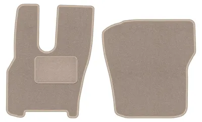 Produktbild von Velours-Fußmatten für DAF XG+ 2022- (Transporter) – 2-tlg, Beige, passgenau – Wielganizator LUX