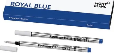 Produktbild von Feinlinermine B 2ST blau MONT BLANC 124500/105171