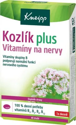 Immagine prodotto di Kneipp Valeriana più vitamine nervine compresse rivestite 40 St