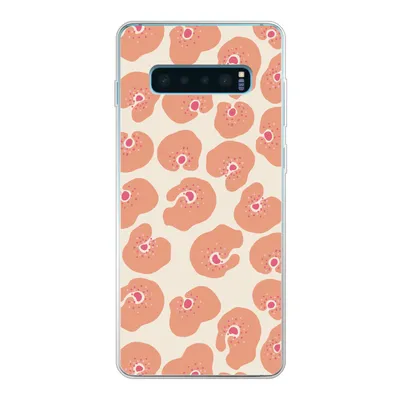 Produktbild von MuchoWow® Handyhülle Schutzhülle Hülle für Samsung Galaxy S10 Plus Blume - Muster - Abstrakt Silikon Softcase Handy Hülle - Schutzhülle