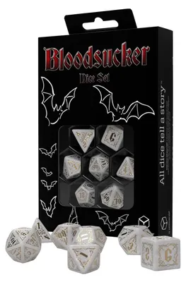 Produktbild von Q Workshop Würfelset "Bloodsucker": Unsterblich, Schwarz