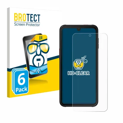 Produktbild von 6x Für Samsung Galaxy XCover 6 Pro Schutzfolie BROTECT Displayschutz Display Schutz Folie Klar Transparent