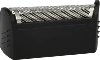 Produktbild von vhbw 1x Scherfolie kompatibel mit Braun 2040, 2060, 2035, 1509, 1512, 1507s, 1508, 1013, 1013s, 1008, 1012 Elektrorasierer + Rahmen, schwarz/silber