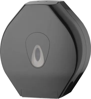 Produktbild von PlastiQline Großrollenspender MAXI  Toilettenpapierspender  schwarz/ transparent
