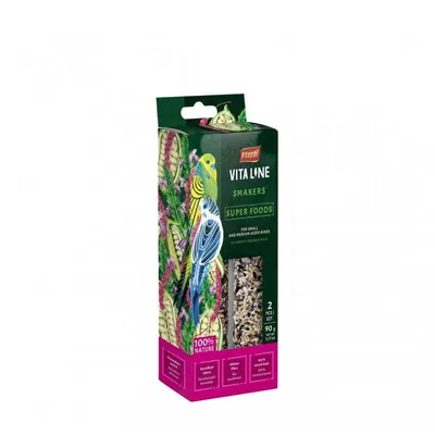 Image de Vitapol | VITALINE Smakers Super Foods | Flacons pour perroquets de petite et moyenne taille