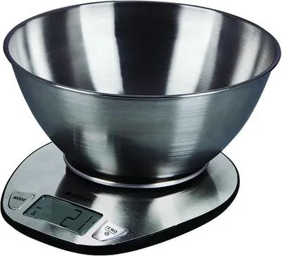 Produktbild von ELDOM WK320S LCD-Küchenwaage. Messung von Gewicht, Wasser- und Milchvolumen.