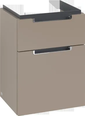 Image de Villeroy & Boch Subway 2.0 meuble sous lavabo, 2 tiroirs, lavabo au centre, 440x590x352mm, A90610VM