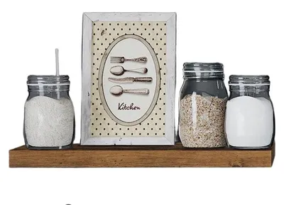 Produktbild von Rustikales schwebendes Wandregal – dekoratives Regal – 80 x 20 x 3,8 cm