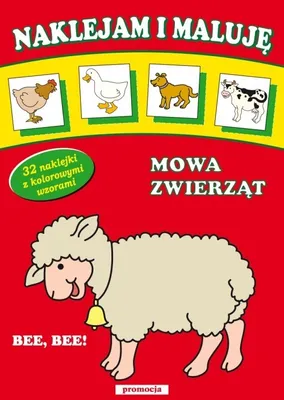 Produktbild von Mowa zwierząt - książeczka z naklejkami i malowankami