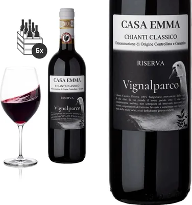 Produktbild von 6er Karton 2020 Chianti Classico Vignalparco Riserva DOCG von Casa Emma