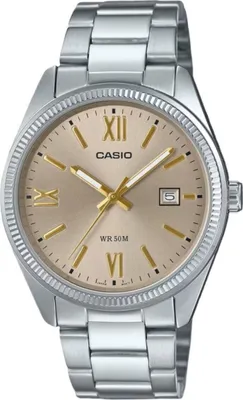 Obrázek produktu pro Pánské hodinky Casio DATE - CHAMPAGNE - ARABSKÁ ČÍSLA (Ø 38,5 mm)