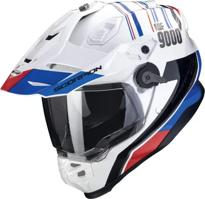 Zdjęcie produktu dla Kask motocyklowy SCORPION ADF-9000 AIR DESERT biały/niebieski/czerwony S
