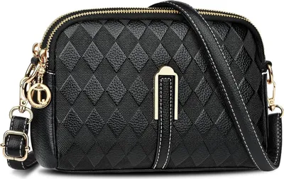 Produktbild von TEUEN Kleine Umhängetasche Damen Leder Crossbody Schultertasche Handtasche