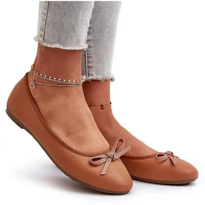 Produktbild von Ballerinas aus Kunstleder mit Schleife Camel Sandal 38