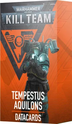 Produktbild von Warhammer 40.000 Kill Team Tempestus Aquilons Datacards Englisch