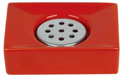 Produktbild von Spirella 7610583136473, Rot, Keramik, Rechteckig, 110 mm, 80 mm, 35 mm