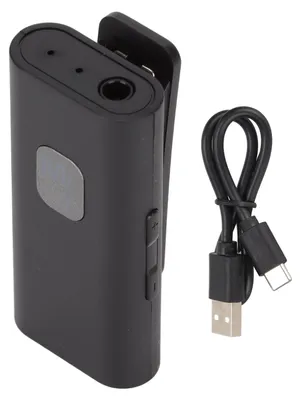 Produktbild von Bluetooth-AUX-Empfänger, unterstützt Speicherkarte, 3,5-mm-Clip-On-Wireless-Autoradio-Adapter für kabelgebundene Kopfhörer, Mobiltelefone