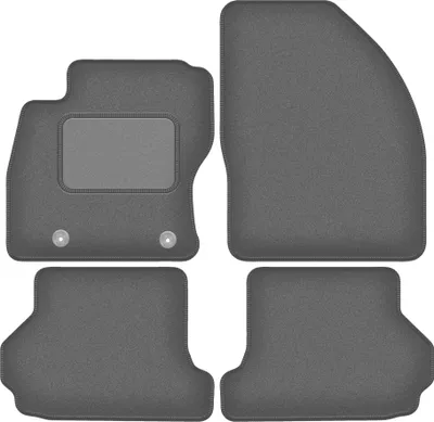 Produktbild von Graphit-Fußmatten für: Ford Focus MK2 Cabrio (2006-2010)