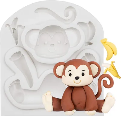 Image de Moule en silicone pour décoration de gâteaux, décorations pour cupcakes, fondant, chocolat, 7,7 cm