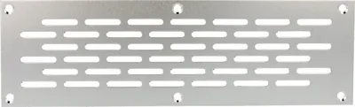 Produktbild von Aluminium Lochblech 200x60mm F1 Lüftungsgitter Lochung 20x3mm silber eloxiert