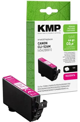 Imagen del producto de KMP 1513,4006 KMP  magenta Druckerpatrone kompatibel zu Canon CLI-526 M