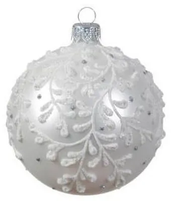 Productafbeelding van Kerstdecoratie BRANCHES, 8 cm, wit, KSD