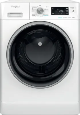 Produktbild von Whirlpool FFWDB 964489 BSV IT, Frontlader, Freistehend, Weiß, Links, Schwarz, Grau, Tasten, Drehregler