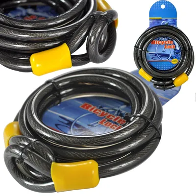 Produktbild von Stahlseil mit Schlaufe 12mm 3m Sicherung für Motorrad Fahrrad
