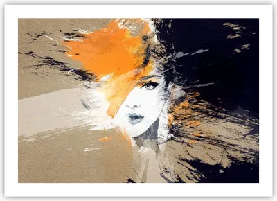 Produktbild von Poster - Poster ohne Rahmen - Abstraktion Frau - 70x50 cm - Wand Bild - Wanddeko - Wandbilder - Kunstposter - Wandposter - Bilder - Kunstdruck - Wanddekoration - Wandbild - P2XAA70x50-3656