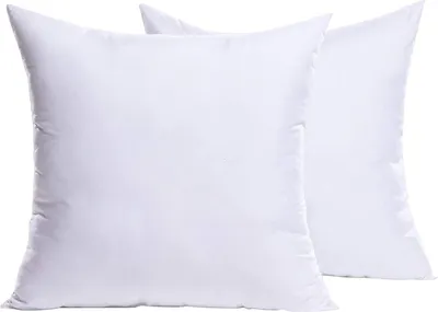 Immagine prodotto di Omgoods - Imbottitura per cuscini, 45x45 cm - Set da 2 - Poliestere lavabile