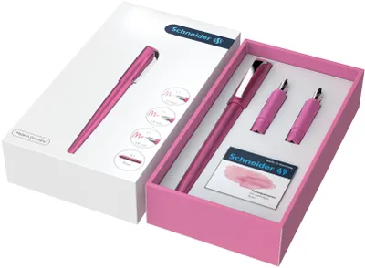 Produktbild von Schneider Geschenkset Callissima pink 1 x Füller mit 1,1mm Feder,