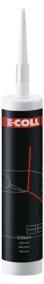 Produktbild von E-COLL Silikon-Dichtungsmasse 310ml transparent