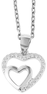 Produktbild von Akzent Damen Anhänger Cariela "Cariela" aus 925 Sterlingsilber, rhodiniert, langlebig