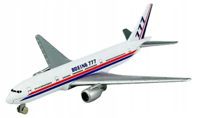 Produktbild von Welly Boeing 777 Metall Flugzeug Modell Spielzeug 13cm