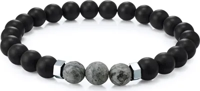 Produktbild von True Rebels Armband Edelstahl Achat 20,5 cm 50060021
