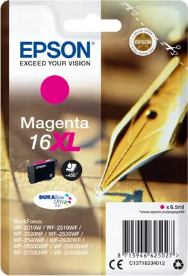 Immagine prodotto di Epson T16334022 Pen and Crossword Cartuccia Inchiostro DURABrite Ultra 16XL Magenta