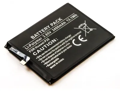 Produktbild von Akku für Huawei P20 Standard Edition Dual Li-Pol 3,82 Volt 3300 mAh schwarz
