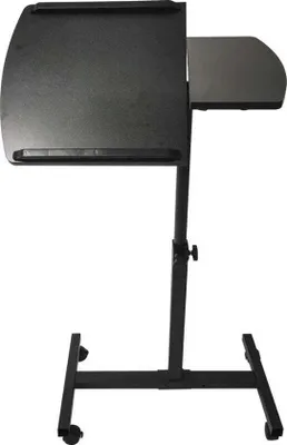 Produktbild von VDD Laptoptisch Laptop-Ständer - Beistelltisch Betttisch - mobile Rollen - höhenverstellbar - schwarz