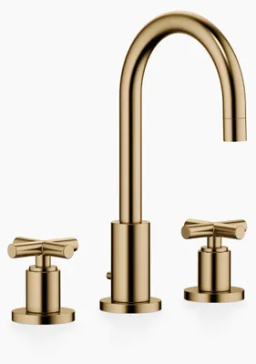 Immagine prodotto di Dornbracht TARA Mélangeur de lavabo à trois trous avec garniture d'écoulement, saillie 135mm, 20710892-39, 20710892-39
