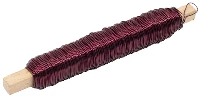 Produktbild von Decolackdraht Holzstab bordeaux - 03 - 0,50 mm 50 m 100 g