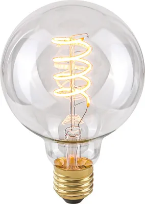 Produktbild von Retro-LED-Glühbirne E27 4W 2200K G95 Spirale Klar 801502 G95 Italux