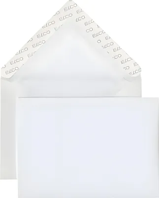 Immagine prodotto di Elco 73127.12 Busta Prestige - C6, 25 pezzi, bianca, con filigrana, adesivo sensibile alla pressione