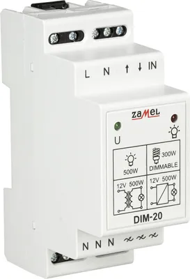 Produktbild von Dimmer-Touch-Lichtregler DIM-20 EXTA Zamel weiß