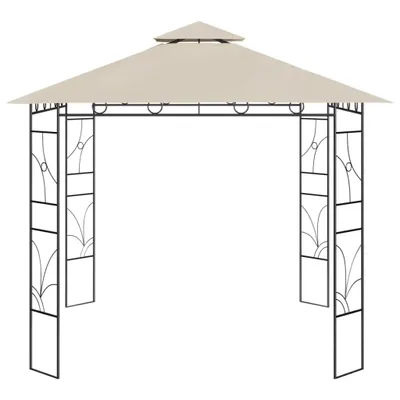 Produktbild von vidaXL Pavillon 3x3x2,7 m Creme 160 g/m²