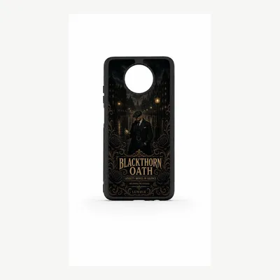 Immagine prodotto di Custodia per Xiaomi Redmi Note 9 5G, cover protettiva per cellulare con motivo "Schwarzdorn" – LUNØIR ©